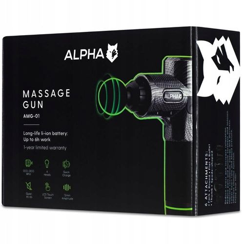 Masażer ALPHA Gun AMG-01 Czarny na Arena.pl