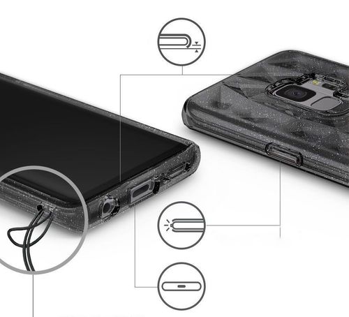 RINGKE PRISM AIR GALAXY S9 GLITTER GRAY na Arena.pl