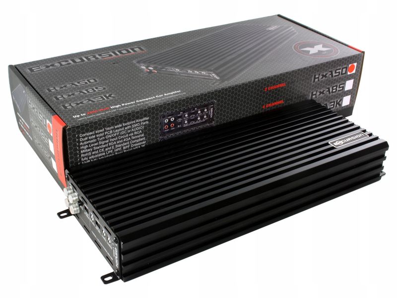 Wzmacniacz samochodowy Excursion 2 kanały 2200W zdjęcie 1