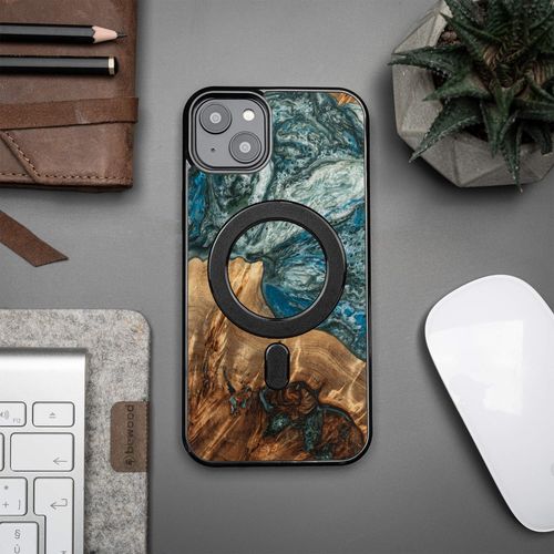 etui bewood unique do iphone 15 plus - planets - ziemia z magsafe na Arena.pl