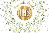 Karnet A5 Komunijny, Listki Ihs