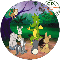 Opłatek na tort Tabaluga