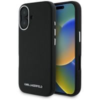 Etui Karl Lagerfeld do iPhone 16, Czarny, MagSafe