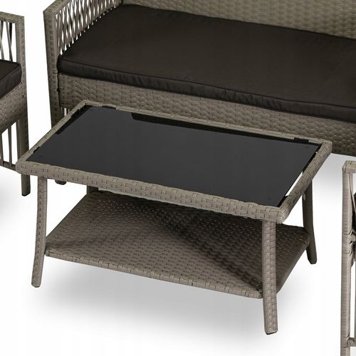 Zestaw Mebli Ogrodowych Technorattan Taras Ogród Komplet Brązowy FILADELFIA na Arena.pl