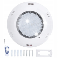 LAMPA BASENOWA PODWODNA 159 LED 18W PILOT RGB IP68 ŚWIATŁA DO BASENU
