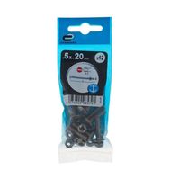 Śruba 5x20mm metryczny skok gwintu 12 szt. łeb kulisty fra