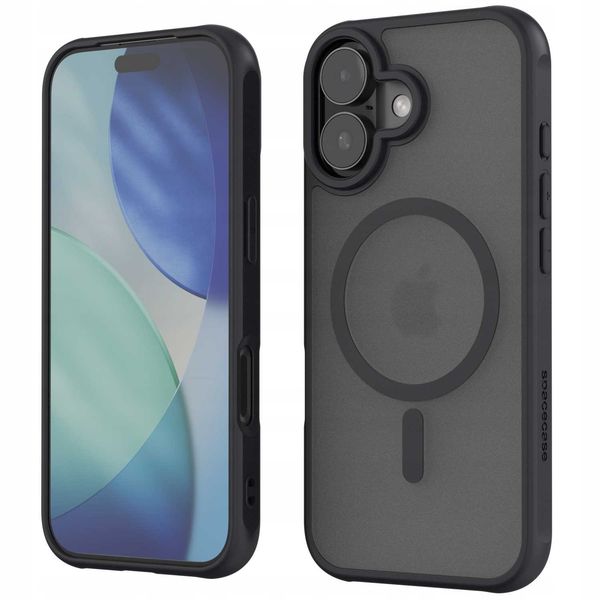 Spacecase Hybrid Mag Iphone 17 Black zdjęcie 6
