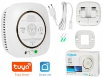 MOCNY DETEKTOR CZUJNIK GAZU ZIEMNEGO PROPAN BUTAN METAN SMART TUYA WIFI