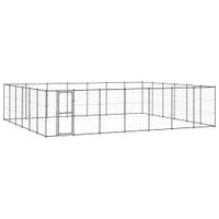 Kojec zewnętrzny dla psa, stalowy, 50,82 m²