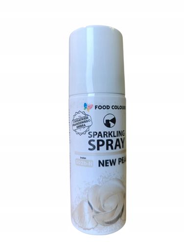 BARWNIK SPOŻYWCZY W SPRAYU New Pearl Nowa Perła z dodatkiem srebra - 50 ml na Arena.pl