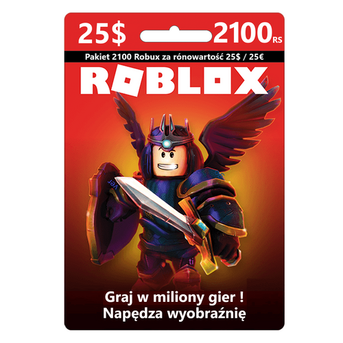 ROBLOX - Karta na 2100 Robux na Arena.pl