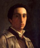 Self Portrait, Edgar Degas - plakat 50x70 cm
