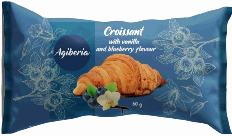 AGIBERIA Rogal Wanilia Borówka 60g zdjęcie 1