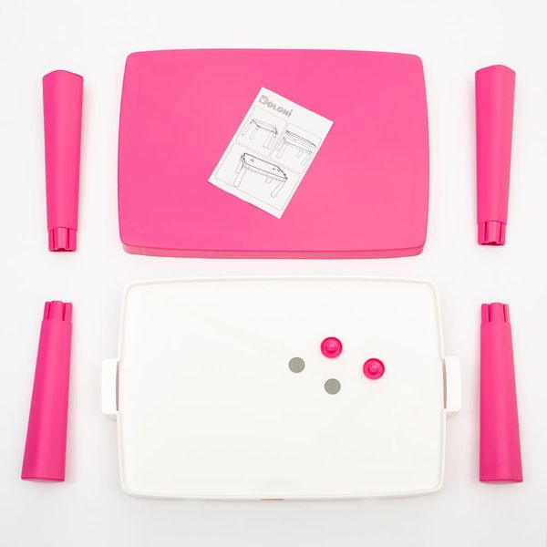 stolik dla dzieci + gra Cymbergaj różowy MAŁPISZON zdjęcie 4