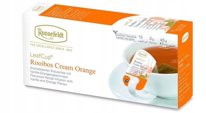 Herbata ziołowa Ronnefeldt Rooibos Orange 15x3g zdjęcie 3