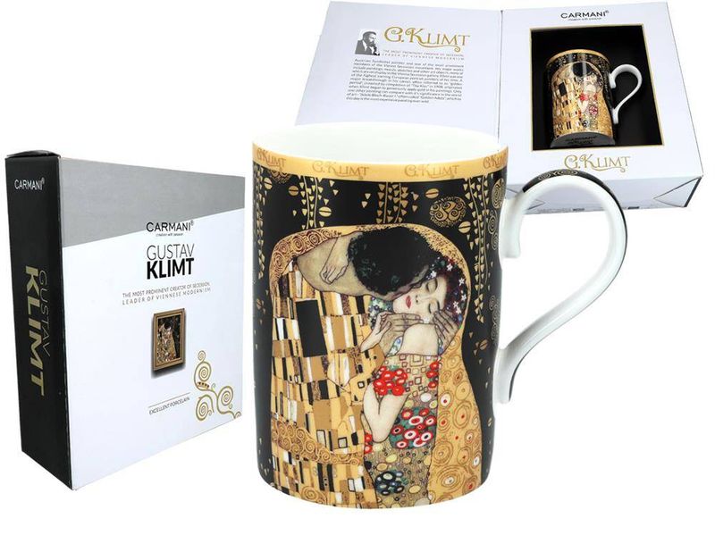 Kubek - G. Klimt, Pocałunek (CARMANI) zdjęcie 1