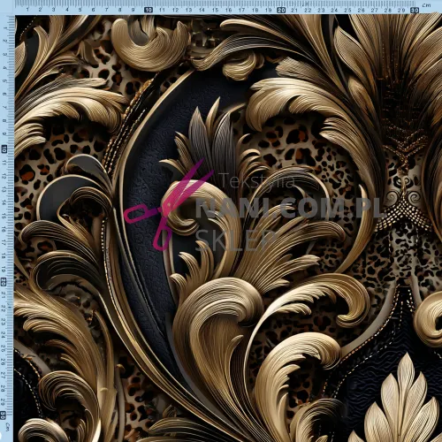 Barok i Leopard-Dresówka Pętelka 235g/m2 na Arena.pl