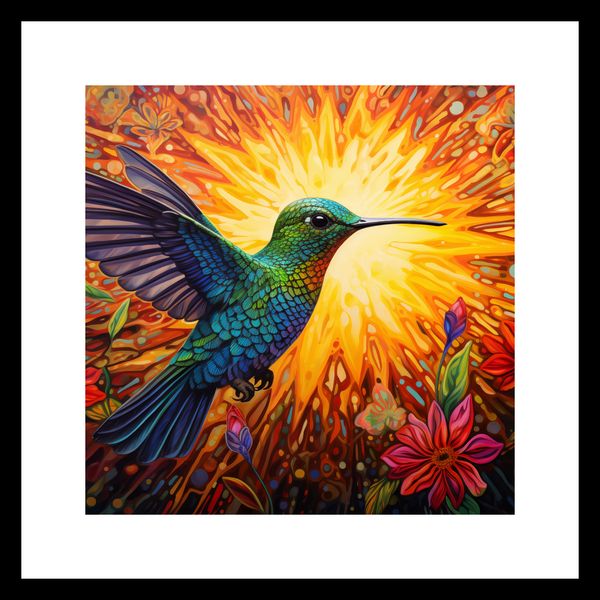 Plakat 30x30cm Koliber Barw zdjęcie 3