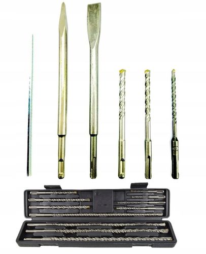 MŁOTOWIERTARKA 2800W SDS+ 2xGŁOWICA 16WIERTEŁ na Arena.pl