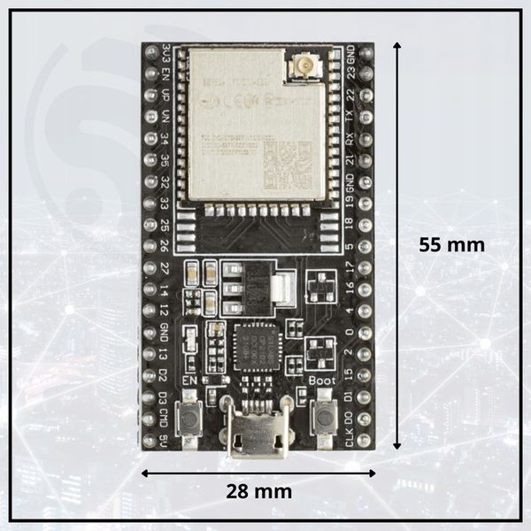 ESP32 ESP-WROOM-32U WiFi Bluetooth NodeMCU DevKitC płytka IoT U.FL zdjęcie 6