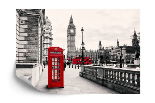 Fototapeta Londyn Czarno-Biała Flizelina 416x290 na Arena.pl