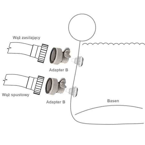 Adapter basenowy B #29061 1 szt. zdjęcie 2