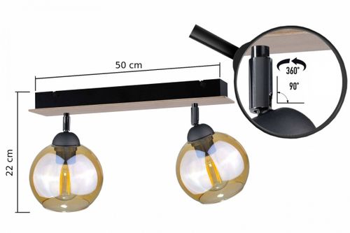 Spot 2xE27 THEA WOOD na Arena.pl