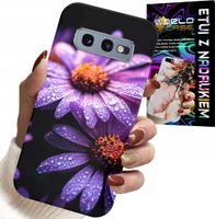 ETUI DO SAMSUNG GALAXY S10E - RÓŻOWA STOKROTKA KWIATY POKROWIEC CASE