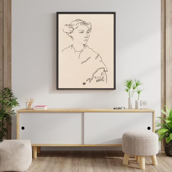 Lilly Steiner, Egon Schiele - plakat 30x40 cm zdjęcie 3