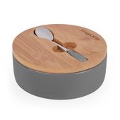 CUKIERNICA PORCELANOWA  BAMBUS KONIGHOFFER SZARA
