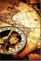 100 70CM OBRAZ PŁÓTNO STARA MAPA ŚWIATA PŁÓTNO RAMA