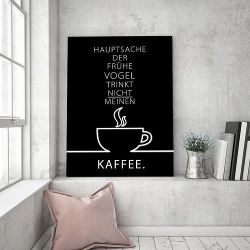 Obraz na płótnie – Canvas, typografia kawa 60x90 na Arena.pl