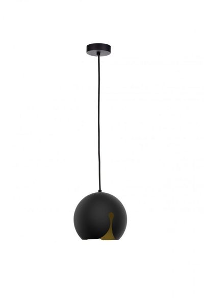 Lampa wisząca 1xE27 MALAGA SMALL BLACK zdjęcie 1