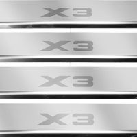 Listwa progowa BMW X3 G01 Stal nierdzewna 304 połysk 4szt