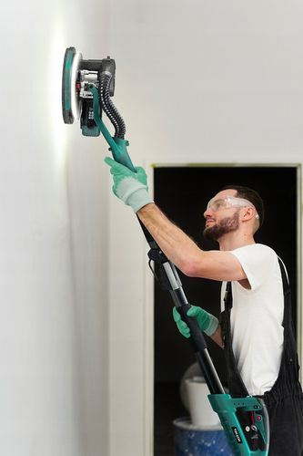 SZLIFIERKA ŻYRAFA DO GIPSU GŁADZI TYNKU ŚCIAN TYNKÓW 220cm LED + na Arena.pl