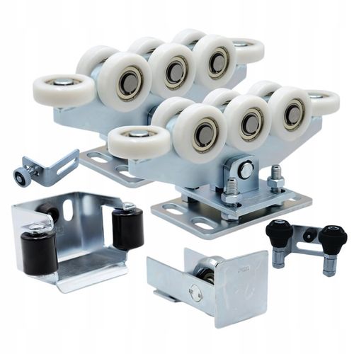 Wózek Wózki Rolki Do Bramy Przesuwnej Zestaw 80x80 8 Rolek Zestaw na Arena.pl