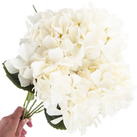 HORTENSJA GĘSTY BUKIET 5 KWIATÓW HORTENSJI 50CM DO WAZONU STROIKA JAK ŻYWE