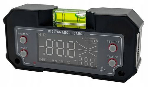 POZIOMNICA ELEKTRONICZNA CYFROWA 4x90° MAGNETYCZNA Z KĄTOMIERZEM na Arena.pl