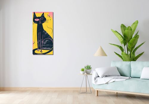 Obraz 40x90cm Kontrastowa Kotka na Arena.pl