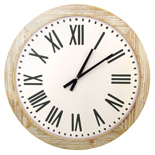ZEGAR ŚCIENNY retro MONDEX biały 60 cm na Arena.pl