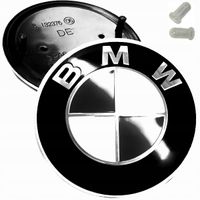EMBLEMAT ZNACZEK BMW 74mm CZARNY TYŁ E46 E90 F22 F23 F30 F31 F32 F33 F35