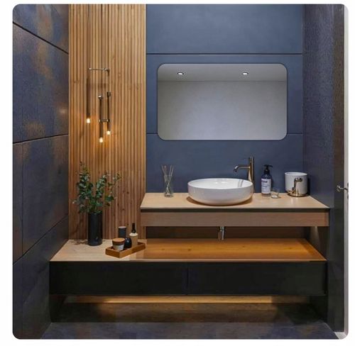 LUSTRO 90x50 cm ZAOKRĄGLONE ROGI BEZ OŚWIETLENIA ŁAZIENKOWE BEZ RAMY na Arena.pl