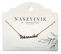 Naszyjnik z imieniem Weronika