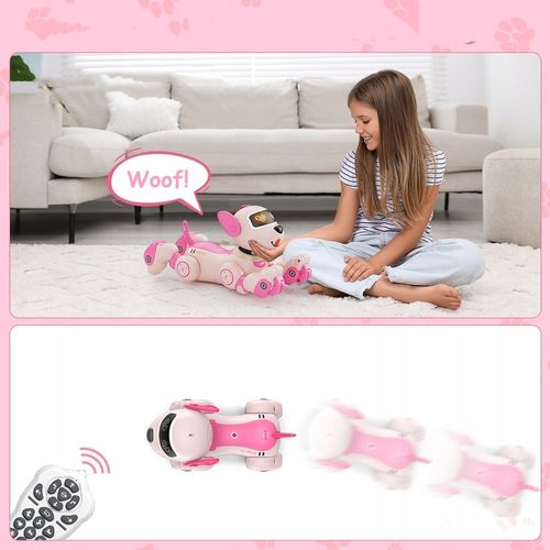 ROBOT INTERAKTYWNY PIES PIESEK ZDALNIE STEROWANY PROGRAMOWANY 20+ FUNKCJE na Arena.pl
