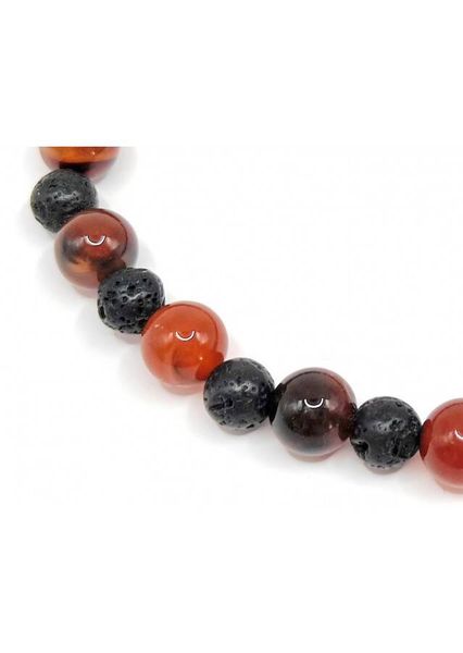 Bransoletka męska KARNEOL zdjęcie 1