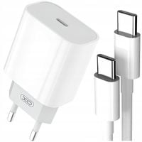 SZYBKA ŁADOWARKA SIECIOWA DO TELEFONU KOSTKA 20W + KABEL USB-C 1M