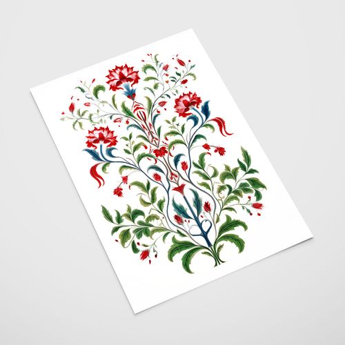 Plakat botaniczny folk 50x70 cm na Arena.pl