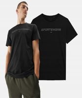 T-SHIRT MĘSKI 4F KOSZULKA SPORTOWA BAWEŁNIANA