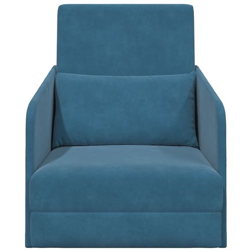 Sofa Bed Niebieski 65 x 80 x 83 cm Aksamit na Arena.pl
