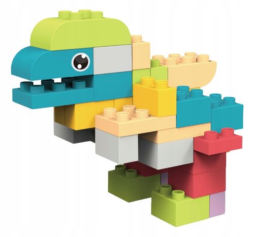 KLOCKI budowlane konstrukcyjne DUŻE ELEMENTY podwozia Zestaw XXL 86 el. na Arena.pl